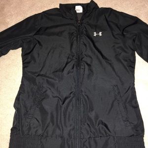 black under armor rain jacket